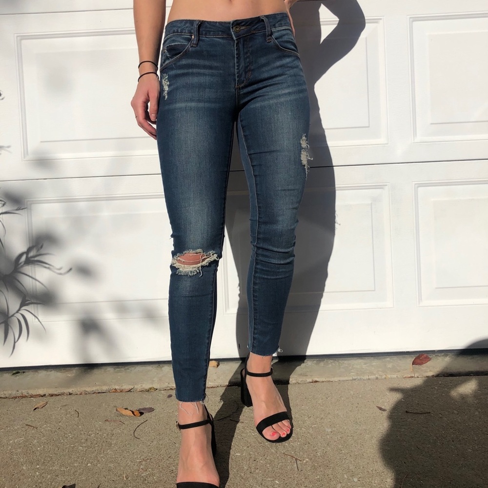Low Rise Skinny Jeans